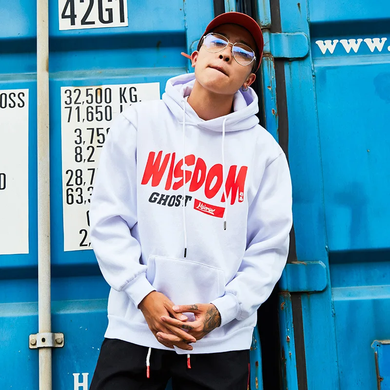 2019 китайский стиль хип-хоп оригинальный принт Хлопок Уличная толстовка мужская