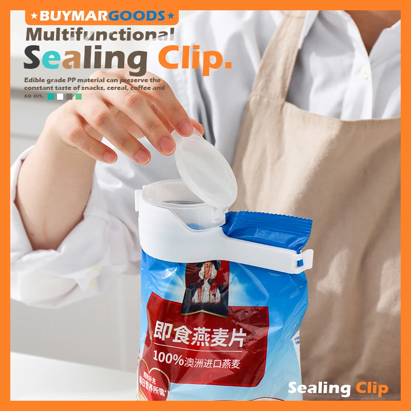 

Пластиковый зажим для закусок, пищевых продуктов, многофункциональный зажим для хранения пищевых пакетов, кухонные аксессуары для сохране...