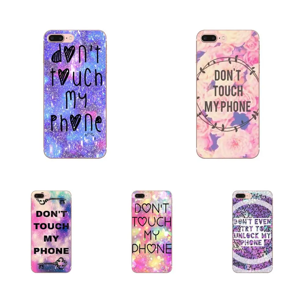 Забавный ультратонкий мультяшный рисунок Не касайтесь для Sony Xperia Z Z1 Z2 Z3 Z4 Z5 compact