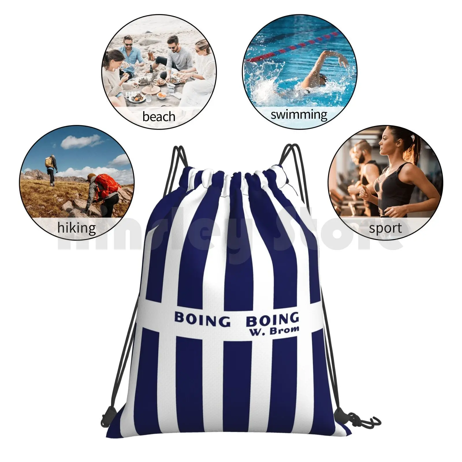 Рюкзак Boing Boing-W.brom сумка на шнурке спортивная для верховой езды скалолазания