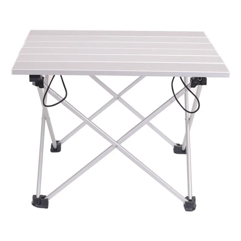 

Portable Light Weight Aluminum Alloy Outdoor Folding Table For Camping Beach Backyards BBQ Party Size 40x34.5x29cm