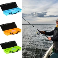 50 dropshipping fish lure organizer large capacity 4 grid pp detachable fishing tackle box with handle for fishing