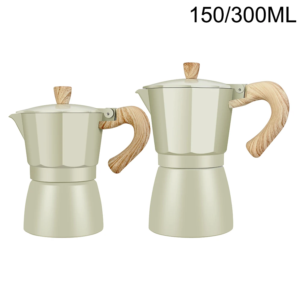 

Home Coffee Maker Dining Bar 150/300ML Italian Style Moka Percolator Pot