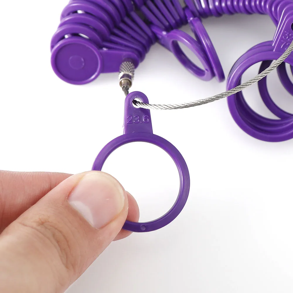 1 комплект черное кольцо размер оправы пальцевое r измерительный инструмент для