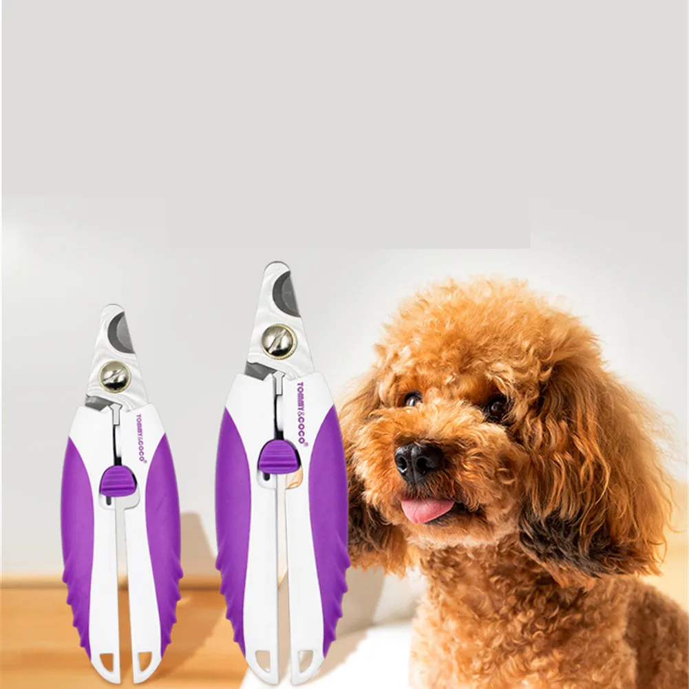 

Pet Nail Clipper With Sickle Nonslip Puppy Kitten Shear Paw Toenail Trimmer Lock Cat Claw Dog Toe Cutter Trim Tool Pets Supplies