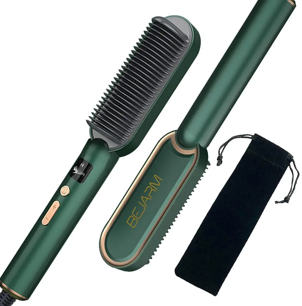 

Профессиональная щетка для выпрямления волос, электрическая щетка для выпрямления, расческа для выпрямления с подогревом, электрическая р...