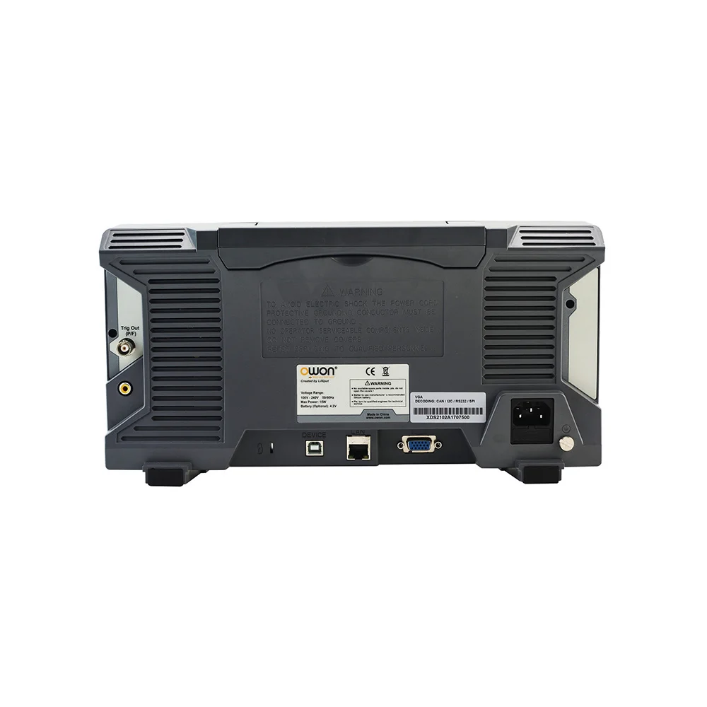 Цифровой осциллограф Owon XDS2102A 12 бит вертикальное разрешение 100 МГц 1GS/s 8-дюймовый