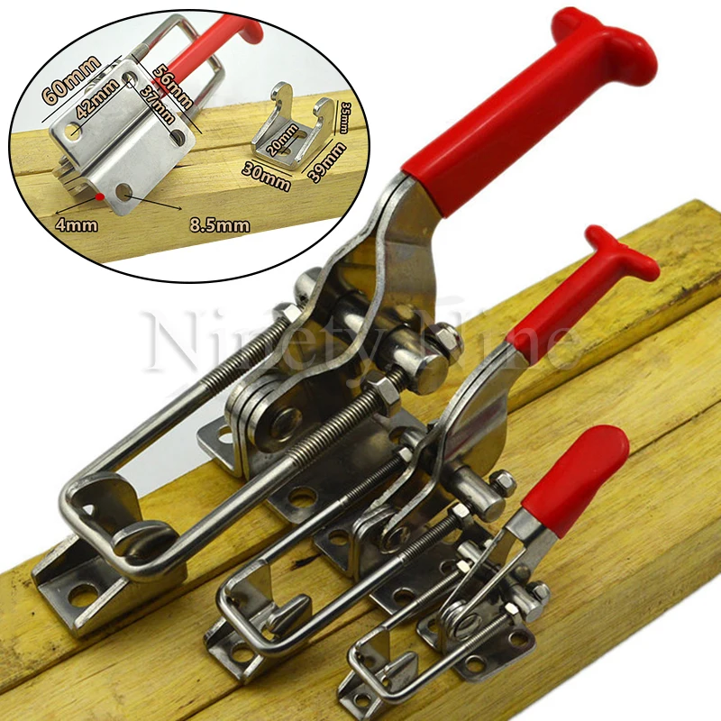Зажимный инструмент из нержавеющей стали 304 высокая Сила зажима пряжка для