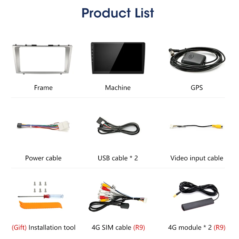 Jansite 4G Wifi RDS 9 &quotАвтомагнитола для Toyota Camry 2006-2011 Android 8 1 плеер сенсорный экран