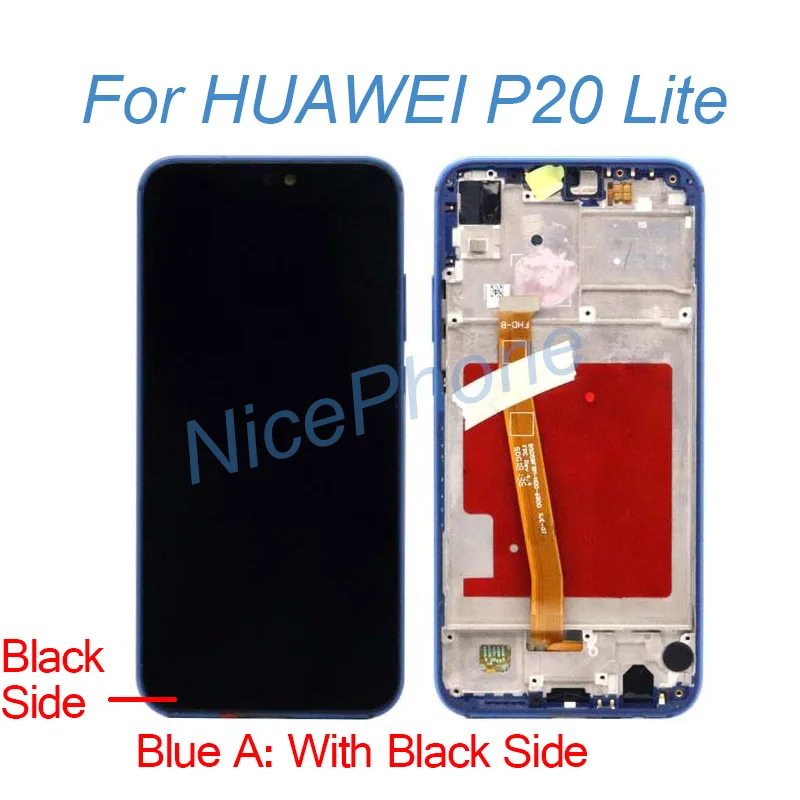 Для HUAWEI p20 lite ЖК дисплей сенсорный экран дигитайзер для сборки запасные части NE TL00