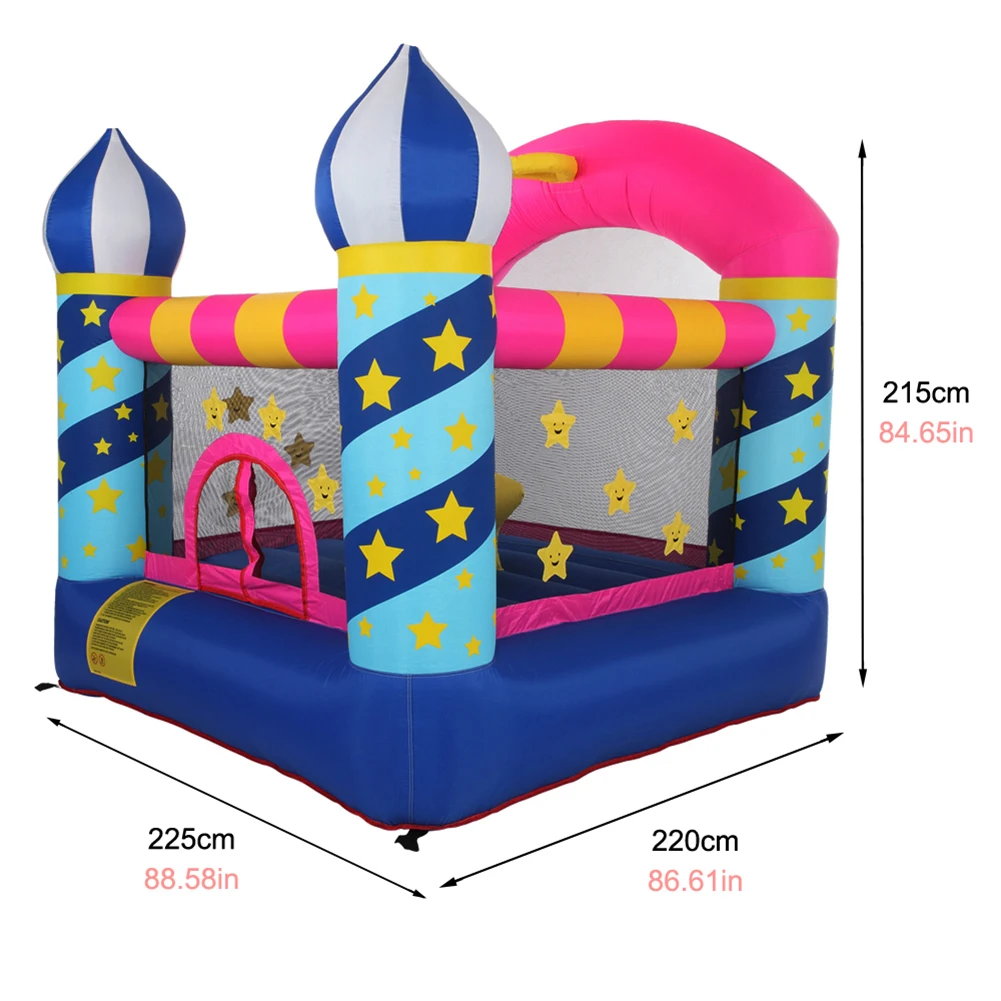 

Child Inflatable Bouncer Outdoor Inflatable Water Slide Safety Bounce House Children's Water Park Trampoline for Kids Pool Slide