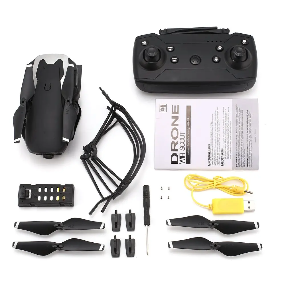 Rc Helicopter Foldable Mini Drones Selfie Dron Wide Angle With Camera Hd Altitude Hold WiFi FPV VS JJRC H37 Quadcopter gift | Электроника