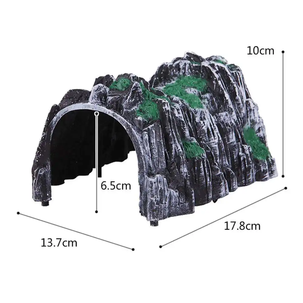 

1 Piece New Train Tunnel Model Railway Cave Tunnels Sand Table 17.8x13.7x10cm