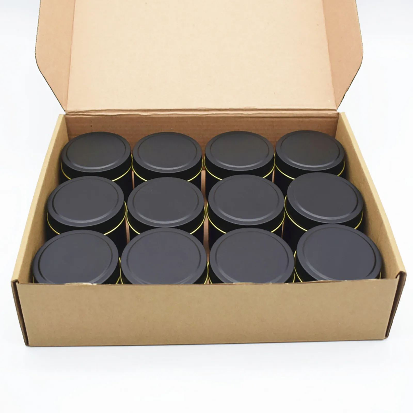 Роскошные банки для свечей с крышкой большой объем круглый контейнер пустой