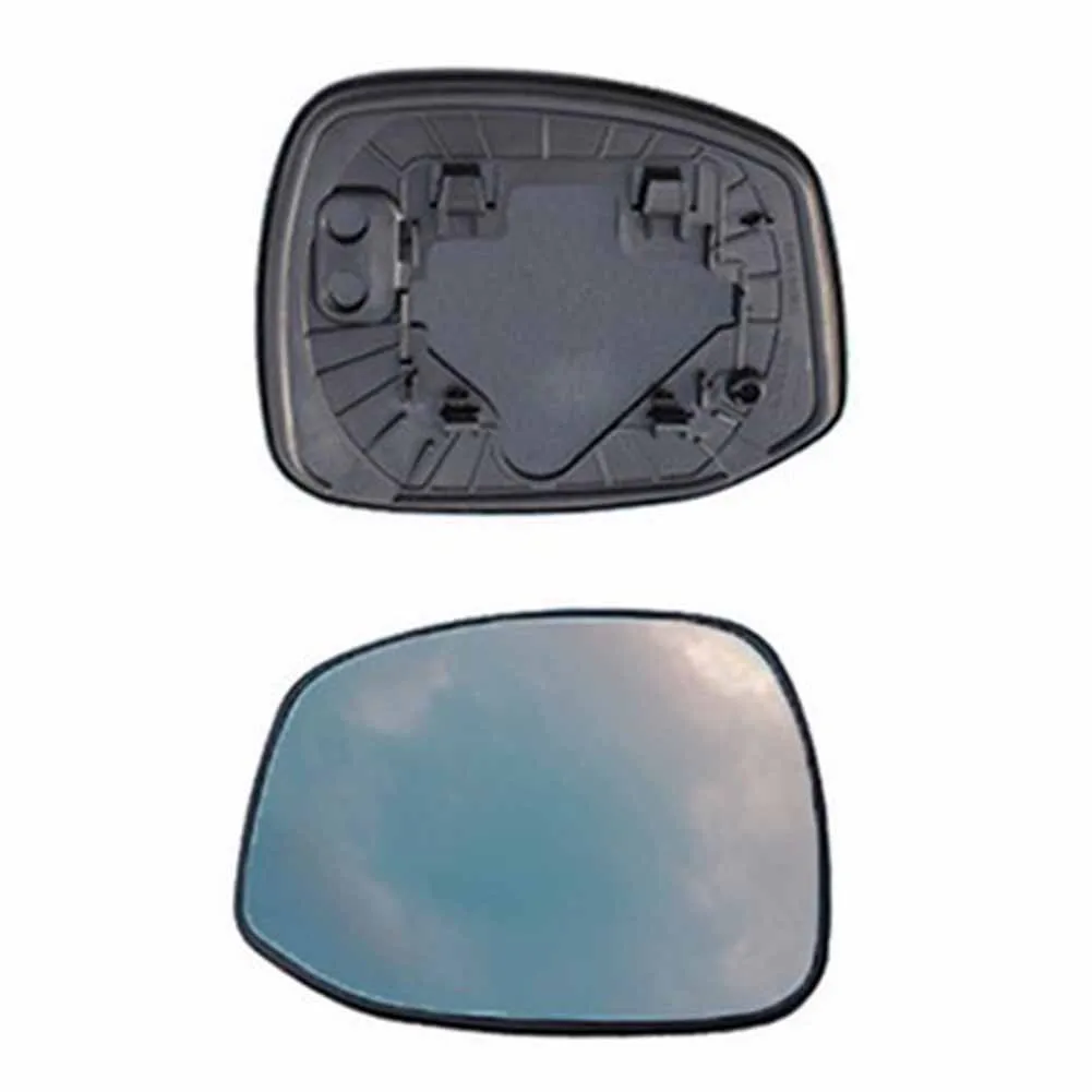 

2X Side Mirror Glass Blue Lens Heating Reversing Reflective Rearview Lens For Honda Civic 2006-2009 Heated Defroster Function