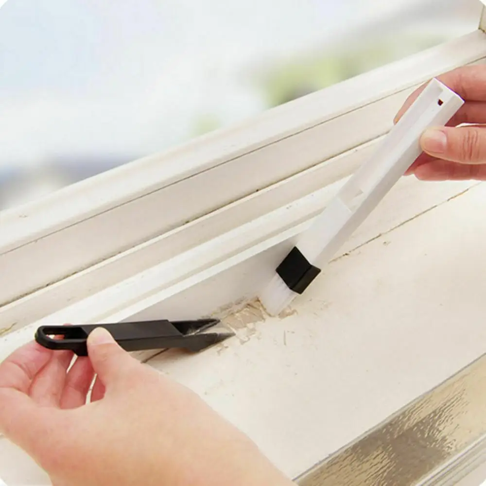 

Multifunctional Computer Window Crevice Cleaning Brush Window Groove Keyboard Nook Dust Shovel Window Track Cleaning Tool