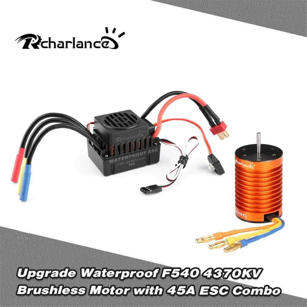 Rcharlance 4370KV мотор (5 8 V/3A BEC) бесщеточная мощность комбинированная система