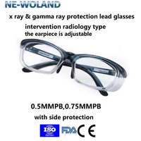 genuine x ray protection lead spectables intervention radiology 0 5mmpb0 75mmpb with side protection earpiece is adjustable