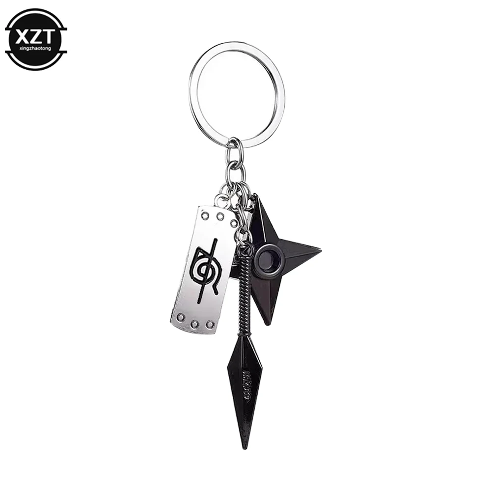 Kunai Shuriken Konoha ниндзя брелок для сумок 2021 мужские Аниме безделушки аксессуары