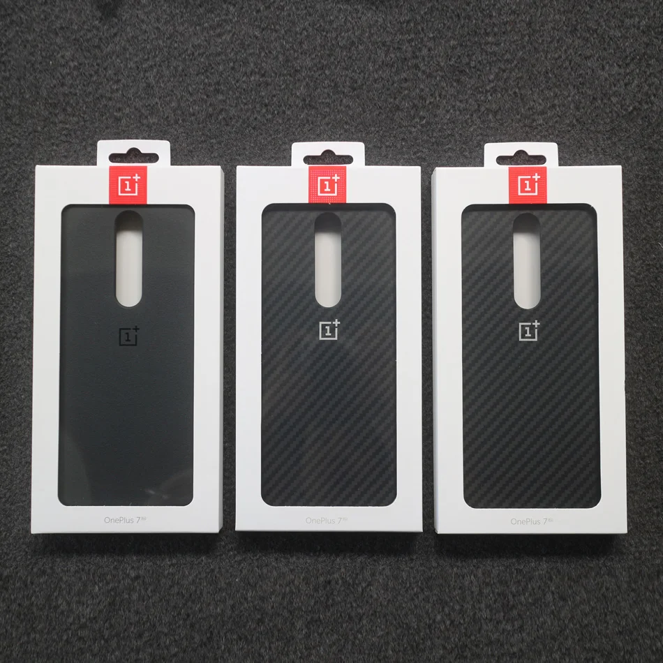 

Final Stock by Official OnePlus 7 Pro Case Original Sandstone Nylon Carbon Bumper