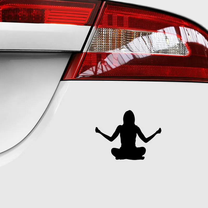 Интересный Спорт Йога Zen медитация Лотос поза для Авто/бампер/окно виниловая