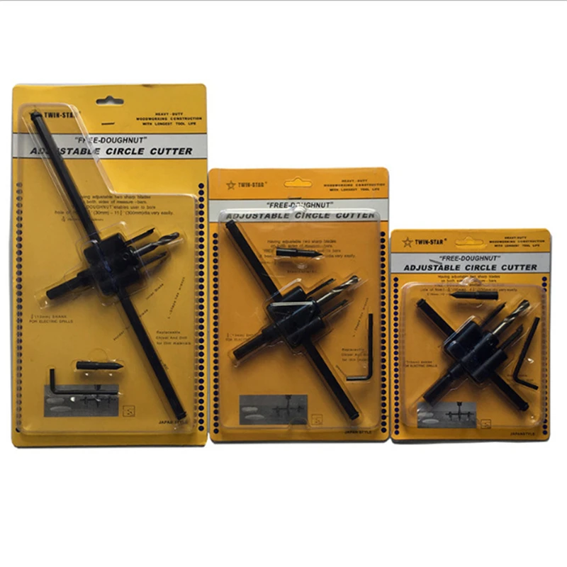 Регулируемая фреза для отверстий в виде кольца деревянная Магнитная пила модель