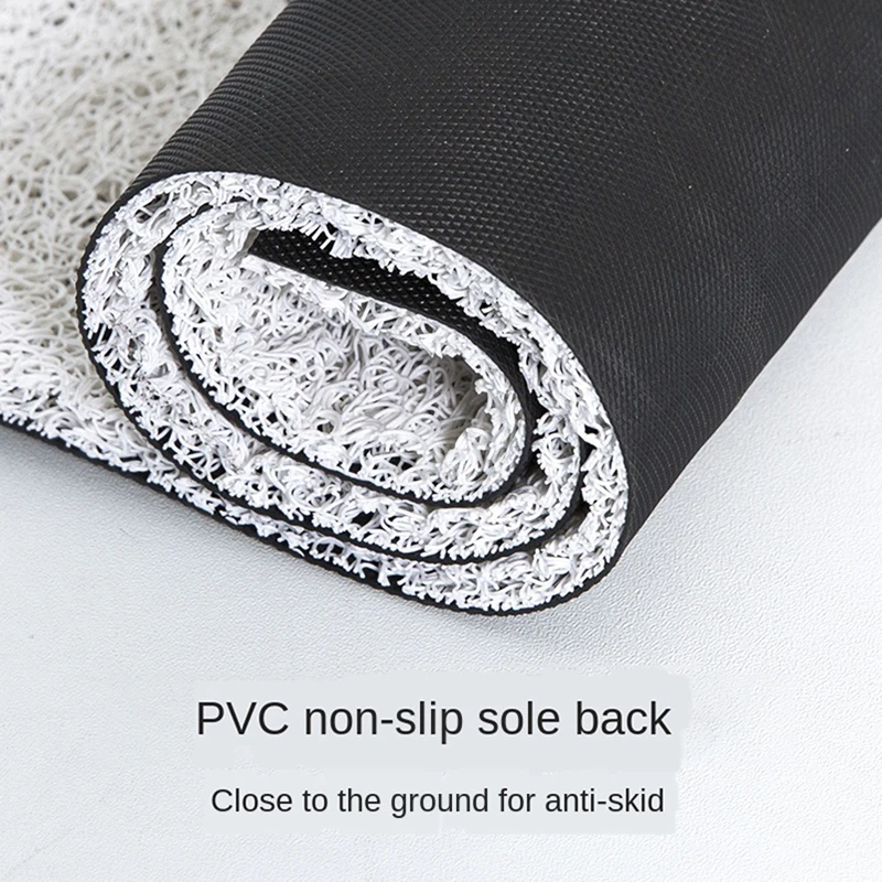 Hexagon Pattern Doormat Living Room Bathroom Mat PVC Kitchen Home Entrance Can Be Cut Anti-slip Custom Mats Carpet | Дом и сад