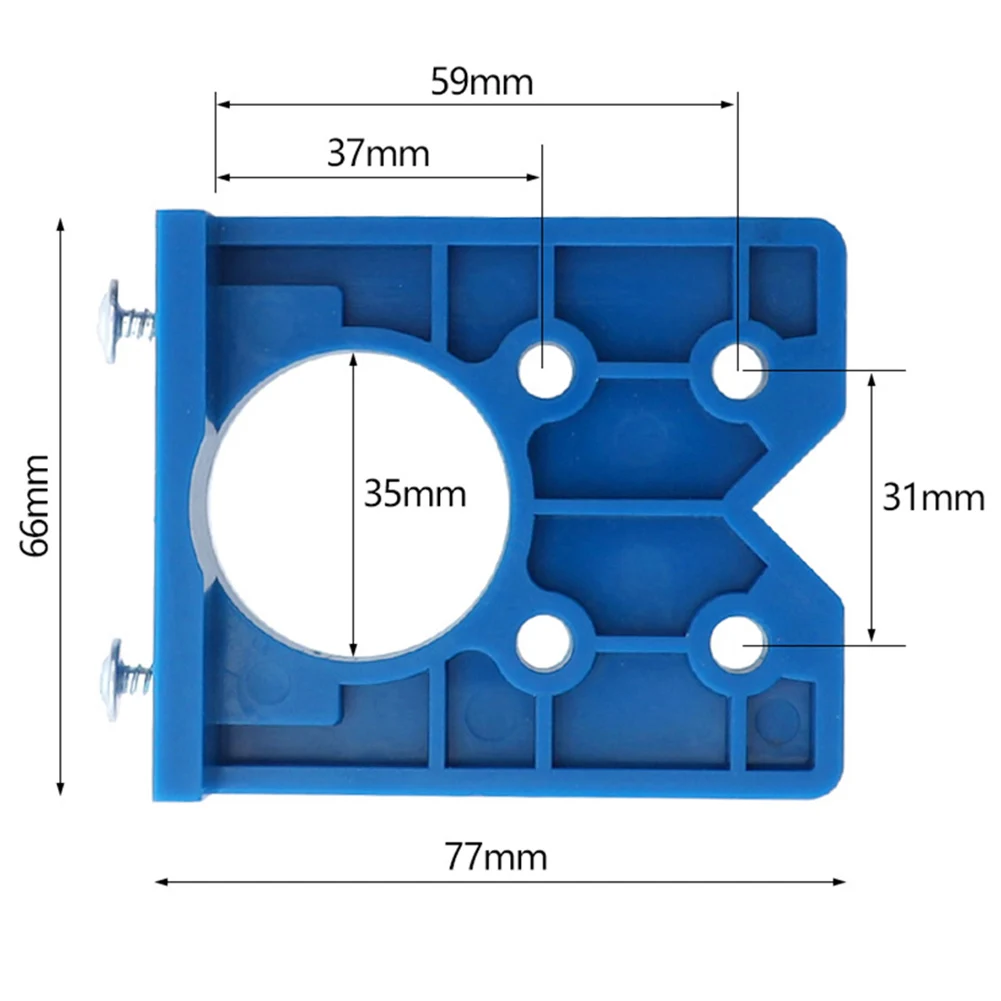 

Drilling Guide Locator Concealed Hinge Hole Jig Guide Tool For Cabinet Wood Set
