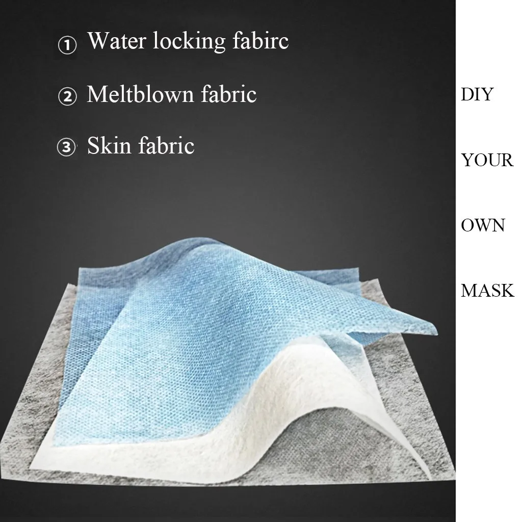 

Mask Material Diy Self-made Face Mask Material Set Non Woven Fabric Materials Profession Anti Mask Soft Breathable Face Mask AG5
