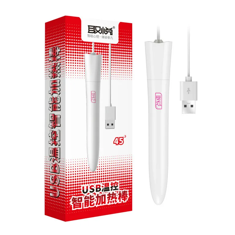 USB нагревательный стержень анальный фаллоимитатор 45 градусов для мужчин