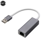 USB Ethernet адаптер, сетевая карта с бесплатным драйвером, USB к RJ45 миллион сетевых адаптеров, переходник с кабелем 100 Мбитс для ПК и Mac