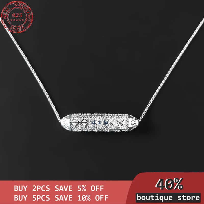 

Sterling Silver Necklace S925, luxurious and simple women's Necklace Gift