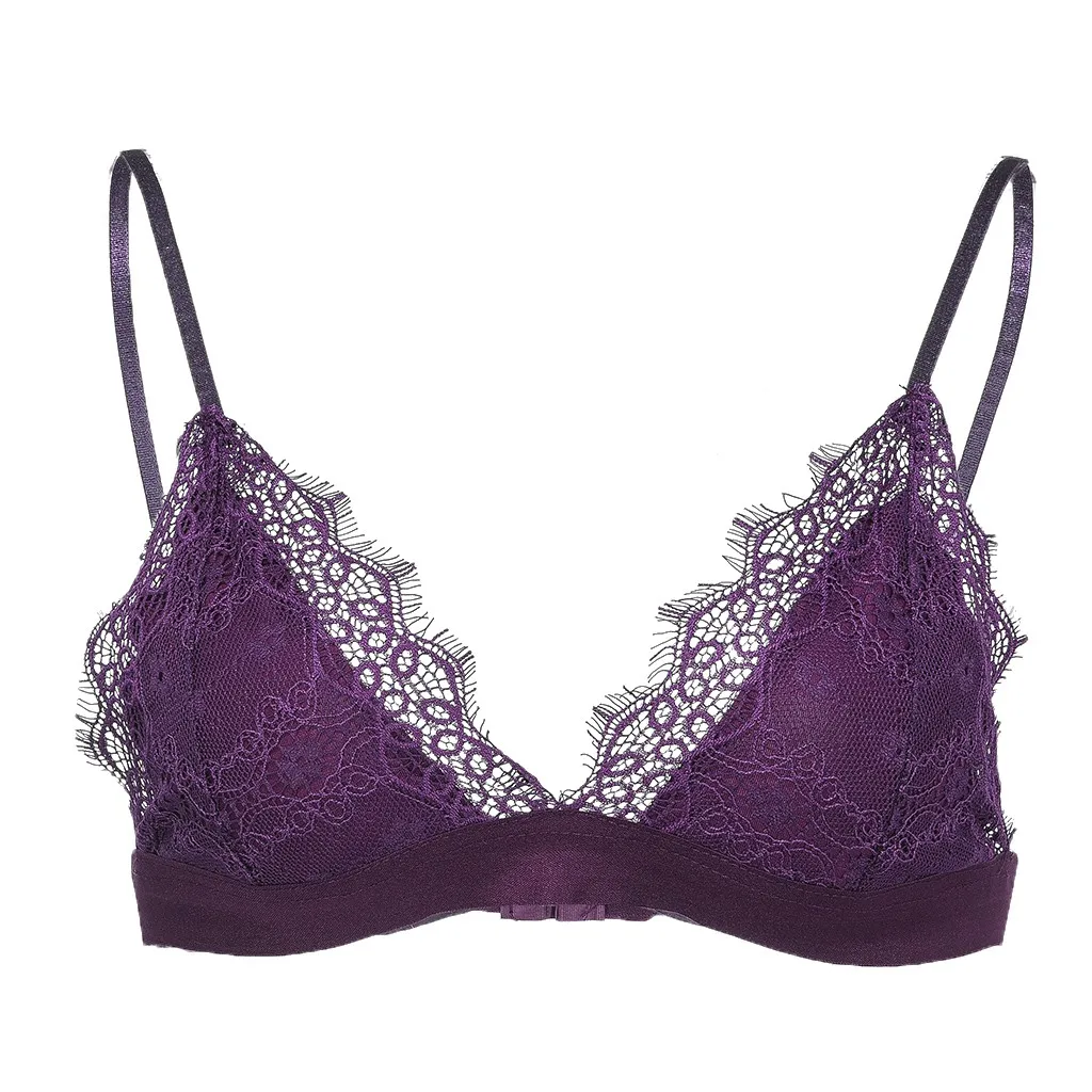 Лидер продаж Для женщин цветочный кружевной бюстгальтер размера плюс