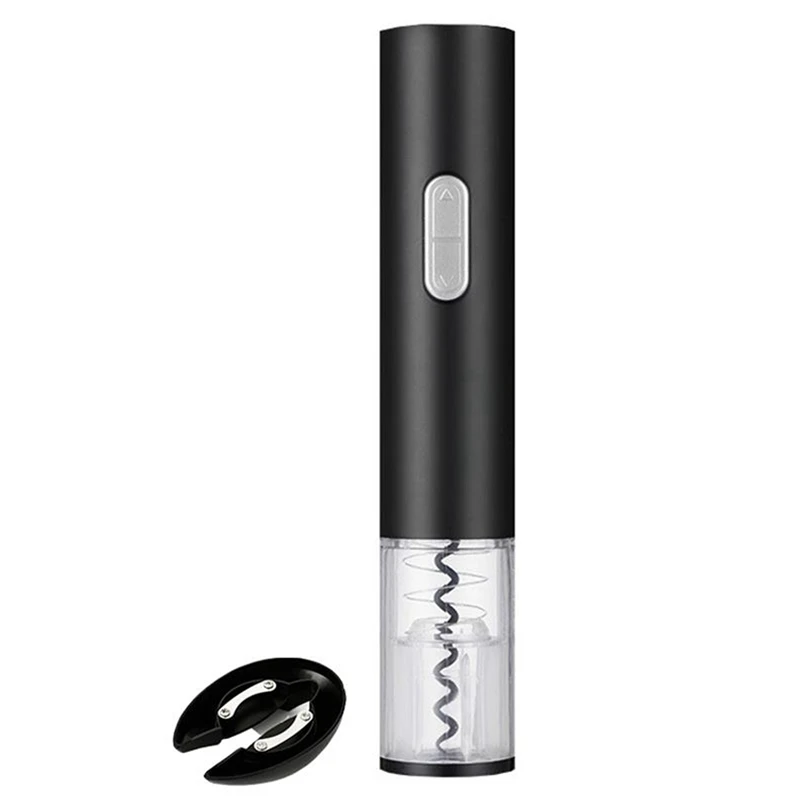

Electric Wine Bottle Opener With Foil Cutter Automatic Red Wine Opener Battery Supply Wine Corkscrew Kitchen Wine Opener