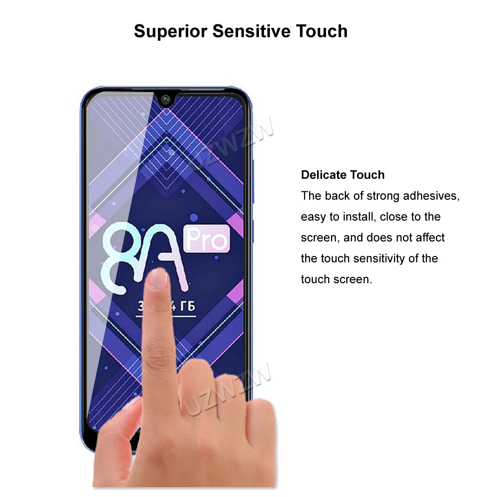 Закаленное стекло для Honor 8A Pro/8A полное покрытие защита экрана телефона защитная