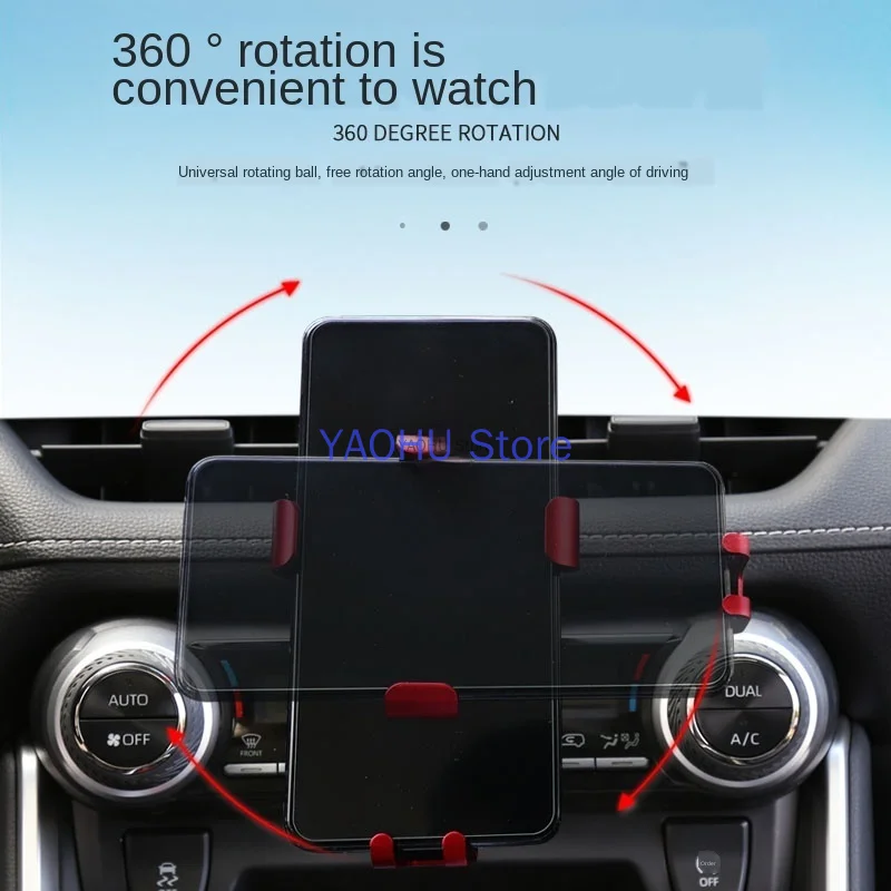 Для Toyota RAV4 2019 2020 XA50 специальная Пряжка мобильный телефон кронштейн аксессуары |