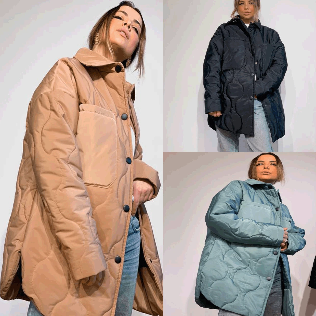 

2021 Women's Winter Jackets Winter Vintage Single-breasted Cotton-padded Jacket Oversized Down Parkas Female Outwear Warm Parkas