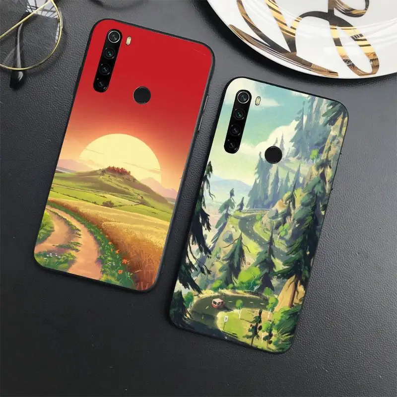 

Retro Art Minimalist painting Phone Case For Xiaomi Redmi note 7 8 9 t max3 s 10 pro lite coque shell cover funda