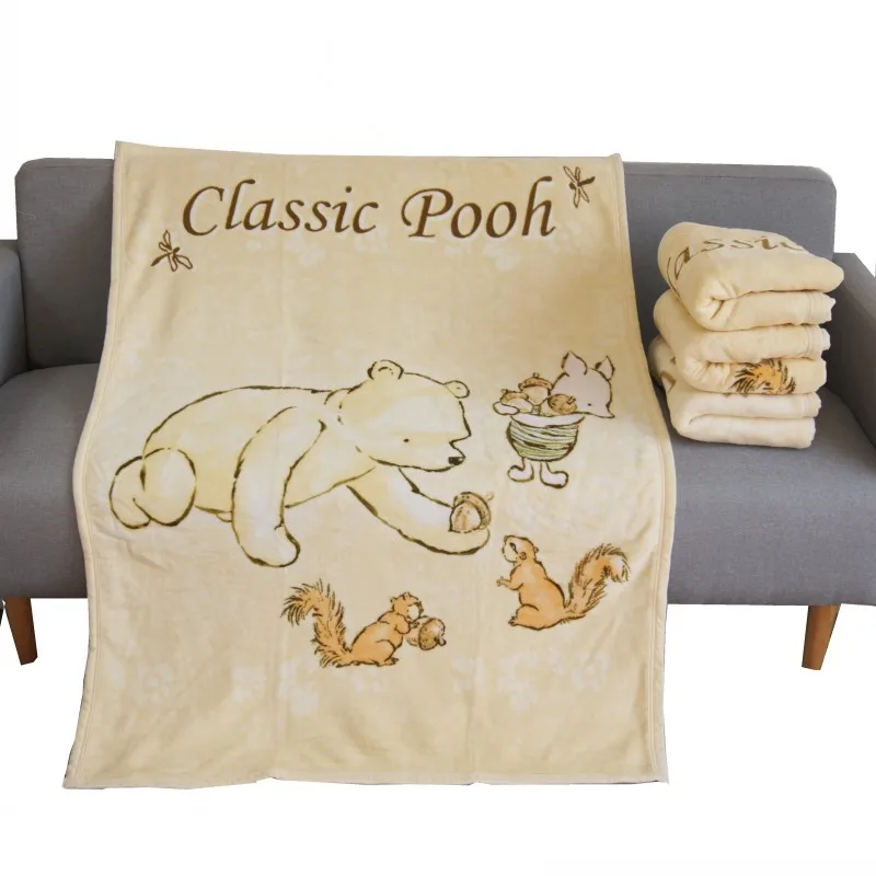 Дисней мультфильм светильник желтый Классический Винни коралловый флис детское