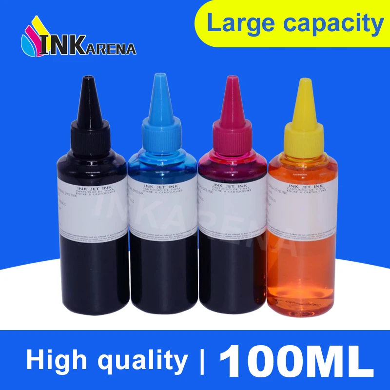 

INKARENA 100ml Bottle Ink Refill Kit For Canon Pixma PGI 470 570 450 550 425 525 CLI 471 571 451 551 426 526 Printer Cartridge