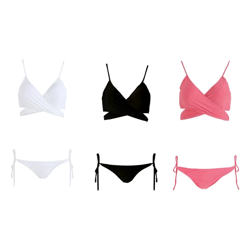 

Bikini Set Swimsuit Swimwear Women Bikini Sexy Summer Beach Wear Padded Bathing Suit Push Up Swimming Suit For Women