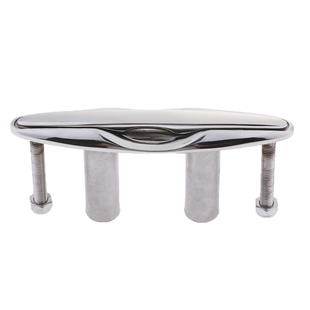 

316 Stainless Steel Flat Top Boat Pull Up Cleat Marine Hardware for Rope Tie on