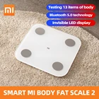 Весы Xiaomi Mi Smart Scale 2, умный безмен для определения массы жира, BT 5,0, ЖК-дисплей, тест на баланс, сохраняют данные 13 человек
