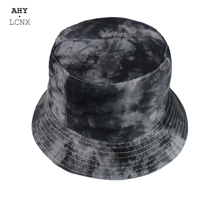 

2020 New Fashion Bucket Hat Autumn Winter Reversible Multicolor Panama Tie Dye Corduroy Fisherman Caps Women's Lady Hats