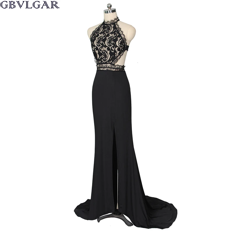 

GBVLGAR 2020 Sexy Women Sleeveless Summer Dress Halter Neck Lace Crochet Evening Maxi Long Dress Backless Party Dresses Vestido