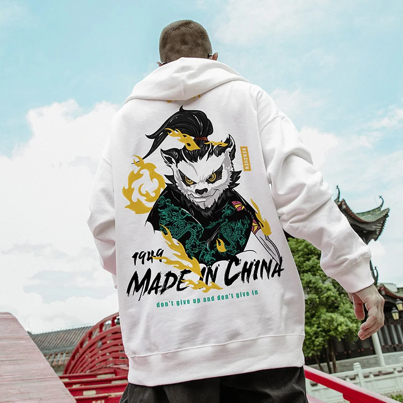 

Men's and women's velvet thick hooded sweater neutral street hip-hop fashion autumn and winter Harajuku oversized jacket new
