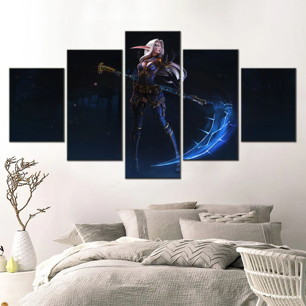 

Japanese Anime Final Fantasy Belle Warrior Lightning Swordplay Posters Canvas Painting Living Room Aesthetic Bedroom Decoration