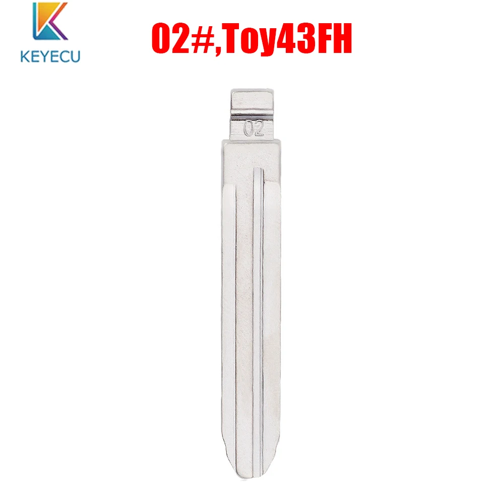 KEYECU 10 шт. Универсальные пульты дистанционного управления KEYDIY флип лезвие 02 # Toy43FH