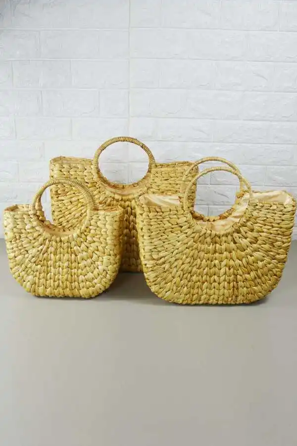

Bohemian Rattan Bag (3 Sizes) ,Bali Bag ,Straw Bag, Shoulder Round Bag, boho Summer Purse, Bohemian Bag