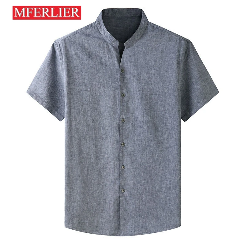 

Рубашка мужская летняя большого размера, обхват груди 149 см, 5XL 6XL 7XL 8XL 9XL
